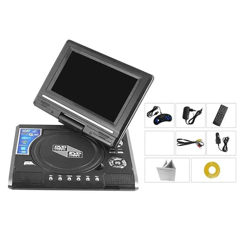 9.8 Inches Portable DVD Player High Clarity TV Function Built-in Card Reader Swivel Screen Mobile DVD Player for Travel The jack market .AU The jack market .AU Accessories Electronics $ 123 14:350853#7.8 inch UK Plug