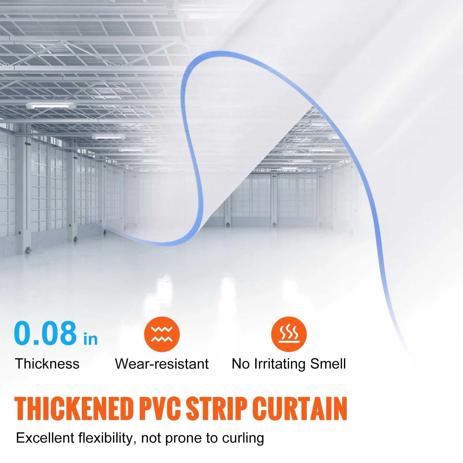 SucceBuy Windproof Door Curtain 84" x 60" PVC Transparent Air-Conditioning Curtain Strip Screen Indoor Outdoor Heat Insulation The jack market .AU The jack market .AU Home $ 132 14:202010806#10 pcs;200007763:201336105