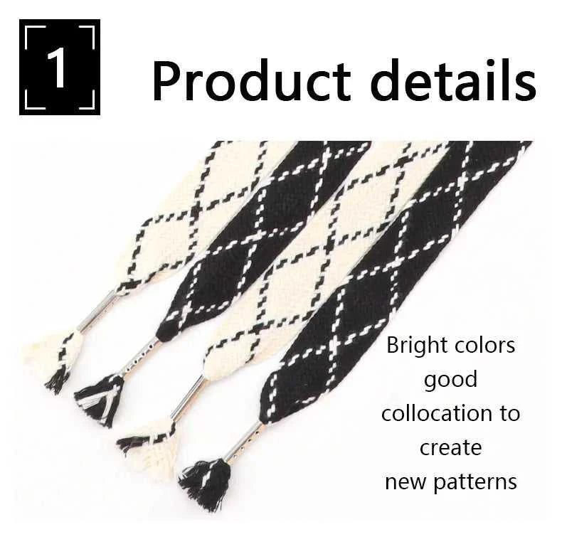 New Flat Shoelaces 2.5CM Wide Metal Head Shoelace Black Beige Sneakers Laces Shoes Accessories 120CM/140CM 1Pair Strings The jack market .AU The jack market .AU Step Up Your Style: Trendy Shoes for Every Occasion! $ 47 14:193#Black;380:200006543