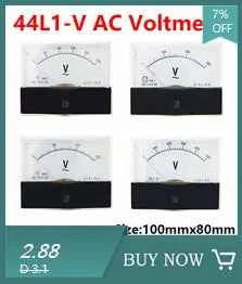 44C2 Analog DC Ammeter - Precision Measurement from 50μA to 500μA for Accurate Electrical Readings