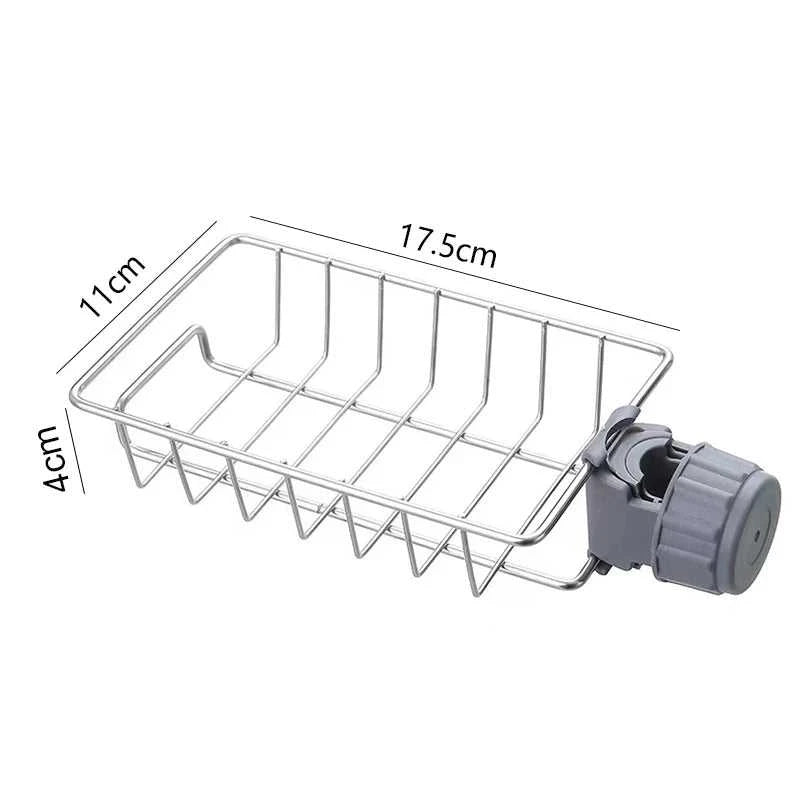 Kitchen Sink Drain Rack Sponge Storage Flexible Faucet Holder Soap Drainer Towel Rack Shelf Organizer Kitchen Accessories The jack market .AU The jack market .AU Home $ 50 14:29#silver