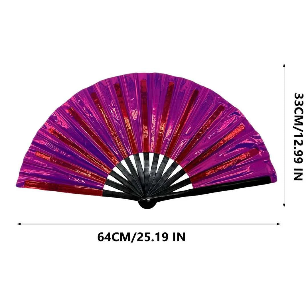 Raves Hand Fan Foldable Craft Holding Lasers Colors Hand Fan Festival Handheld Folding Fan For Dance Decoration Holiday Party The jack market .AU The jack market .AU Home $ 29 14:200000195#silver;200467261:203031825#64x33cm