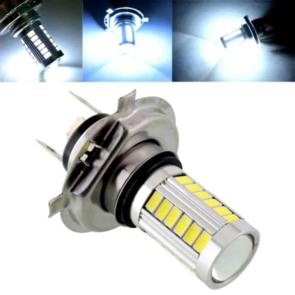 H4/H7/9005/9006 33SMD 800LM COB LED Low Consumption High Power Car Canbus Headlight Bulb Running Light White Motorcycle Fog Lamp