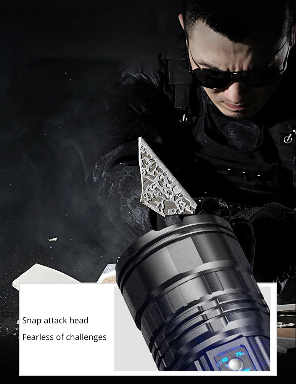 1000W Built-in Battery Flash Light Emergency Spotlights 9km 990000000LM Most Powerful Led Flashlights Tactical Torch 15000mah