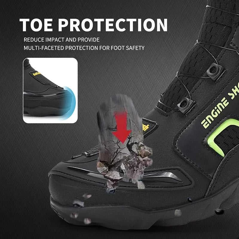 Motorcycle Riding Shoes Men's Breathable Leather Boots Casual Comfortable Slip-On Ankle Boots for Urban Cycling The jack market .AU The jack market .AU Step Up Your Style: Trendy Shoes for Every Occasion! $ 156 14:771#6068;200000124:200000899
