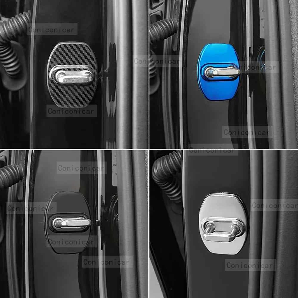 GMC Sierra 2015-2023 Stainless Steel Door Lock Protector | Anti-Rust Buckle Cover & Stylish Accessory