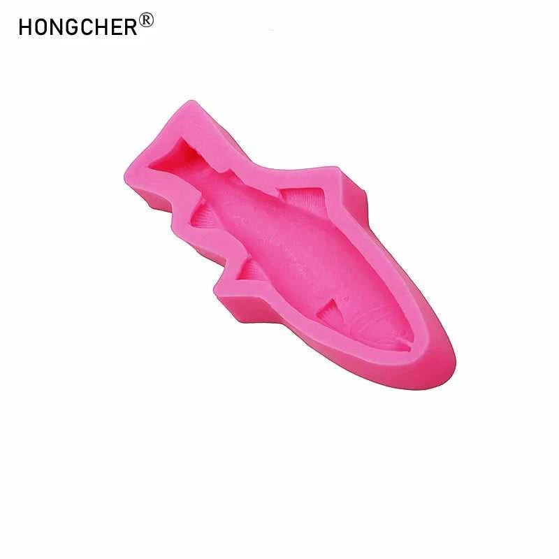 Silicone Fish Mold - Food Safe Chocolate Candy Fondant Ice Mold Flexible Soap Candle Wax Resin Polymer Clay Mold,Fish Mold The jack market .AU The jack market .AU Fishing Gear $ 20 14:200006153#Pink