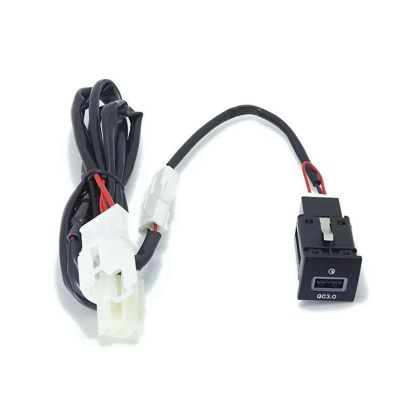 For VW Golf 6 Jetta 5 MK5 Scirocco QC3.0 Type C PD Right USB Quick Car Charger Socket Replacement 12V Nondestructive 06-12