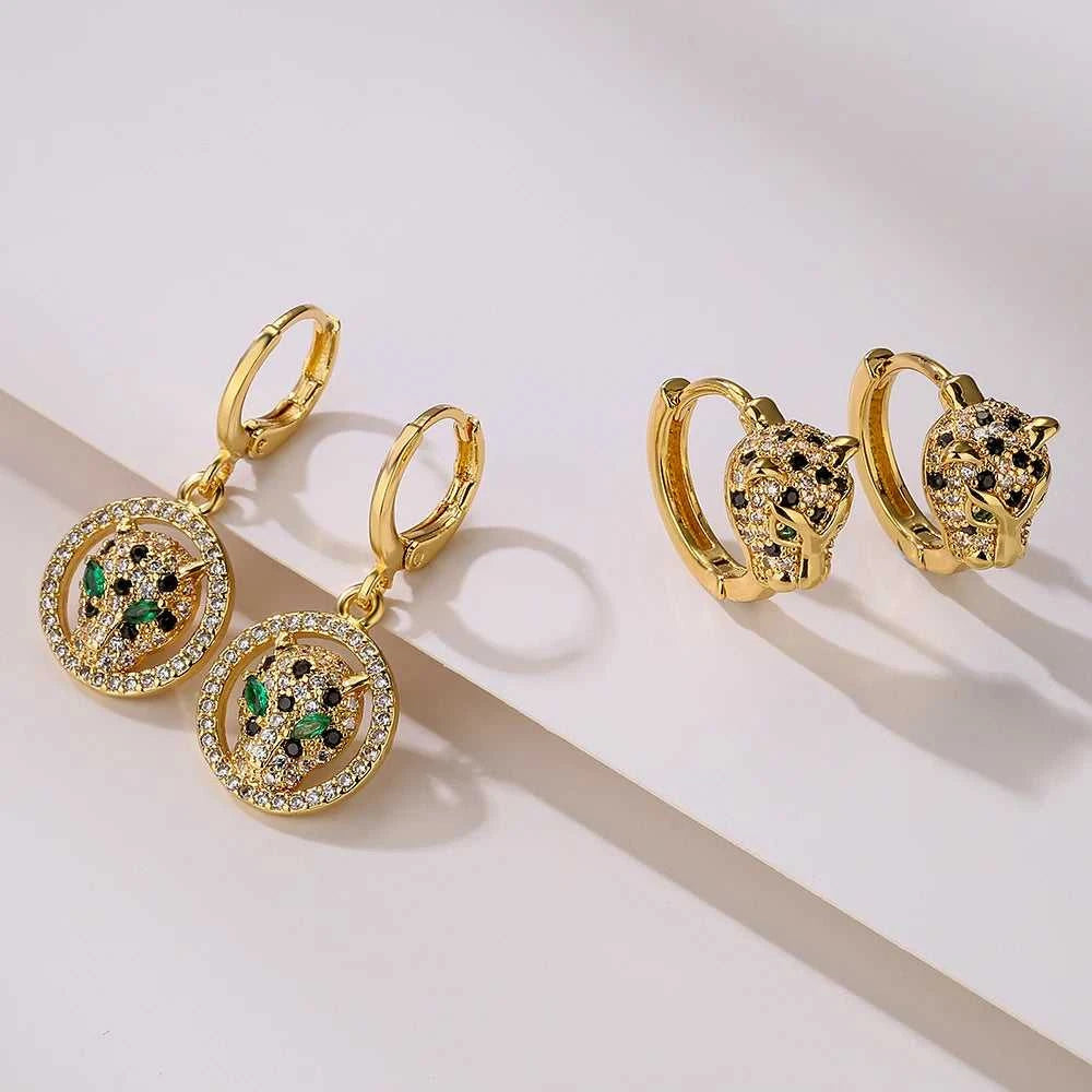 Mafisar New Arrival Classic Gold Plated Delicate Zircon Animal Leopard Earrings High Quality Hip-Hop Style Women Jewelry Gifts The jack market .AU The jack market .AU Jewellery & Chains $ 49 200001034:361180#43301