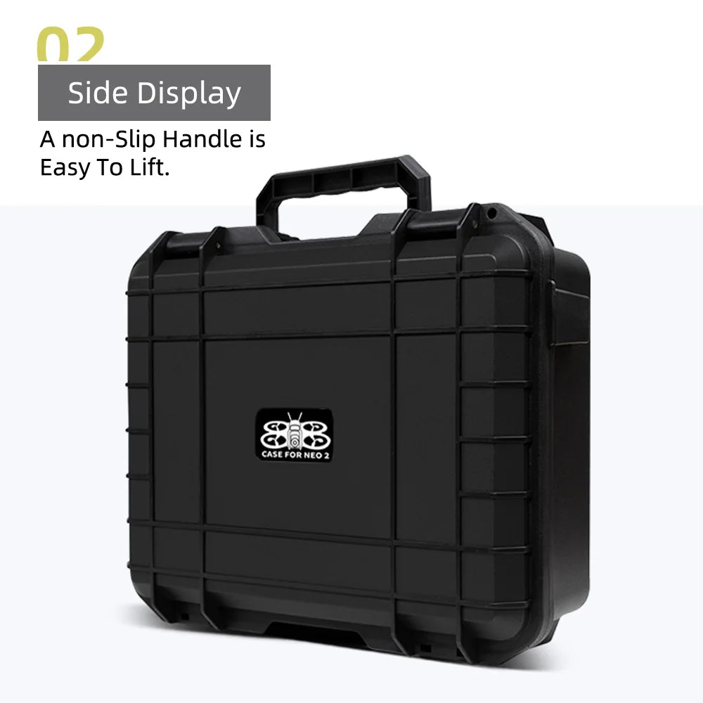 Explosion Proof Case For DJI NEO 2 Large Capacity Portable Waterproof Box Hard Shell Bag For DJI NEO 2 RC-N3 Accessories