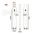 jingyuqin #137 #92 for Ssangyong Korando New Actyon C200 S170 ACTYON Blank Key