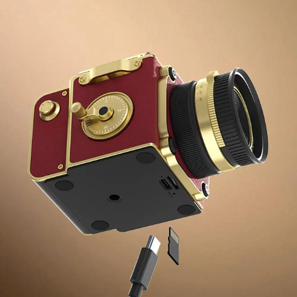 Portable Mini Camera Travel Photography Retro CCD Digital Camera Student Graduation Photo Zoom High-definition Digital Camera