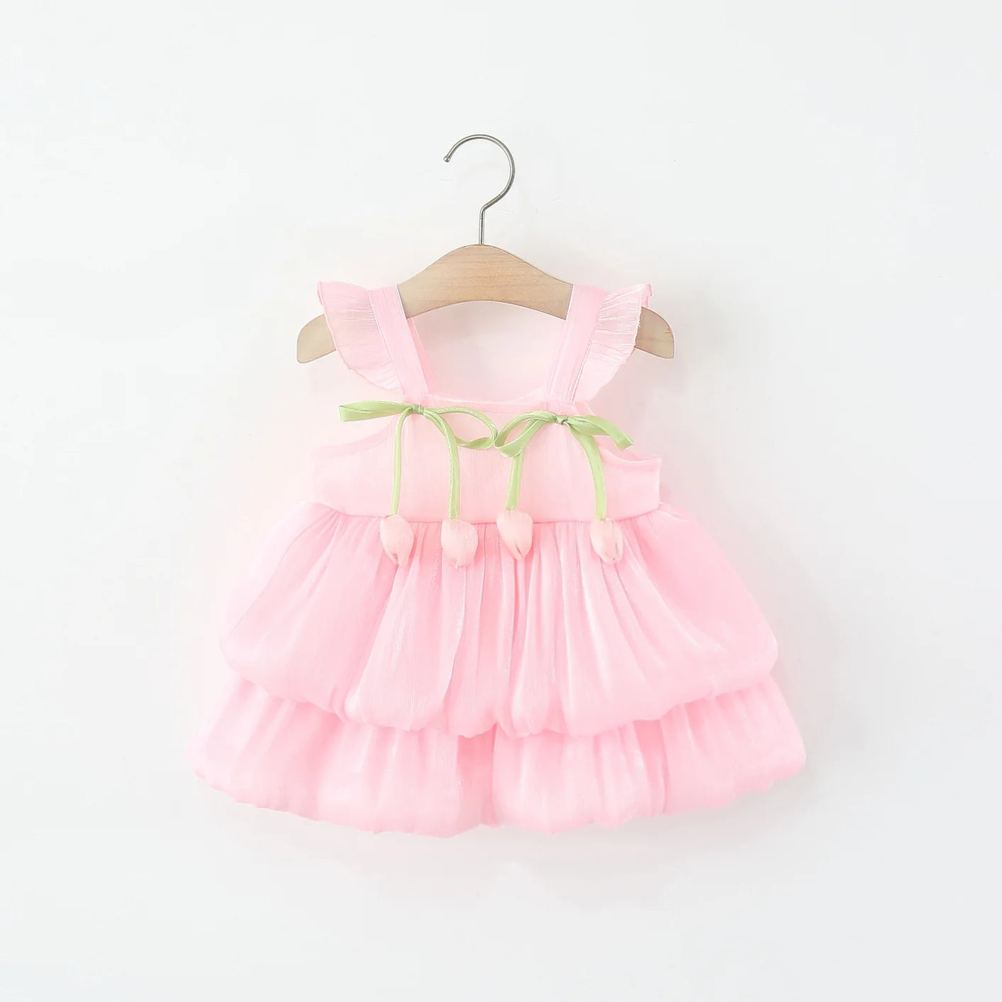 0-3 Y Fashion Summer Baby Girls Sleeveless Dress Children Birthday Party Evening Dresses Kid Wedding Fairy Costume Toddlers Wear