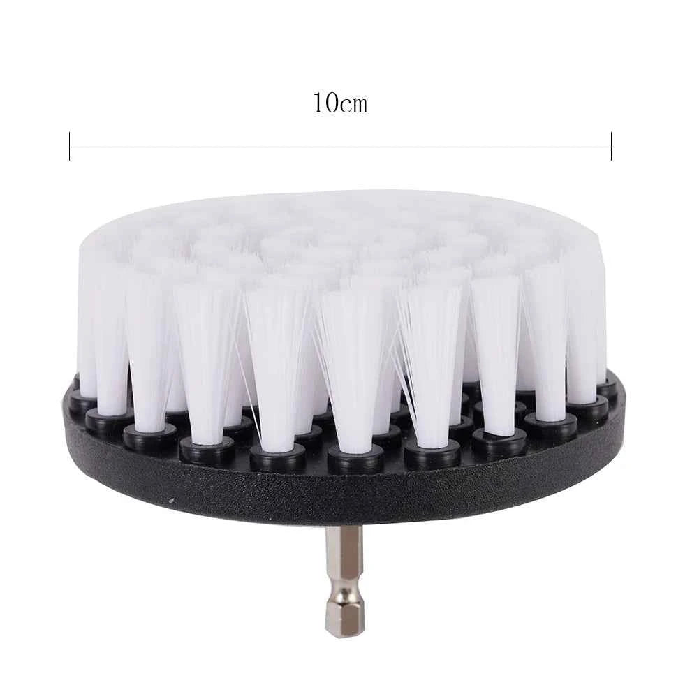 4 Inch Soft Drill Brush Car Soft Brush Drill Kit Bathroom Kitchen Auto Care Cleaning Tools For Cleaning Carpet & Leather