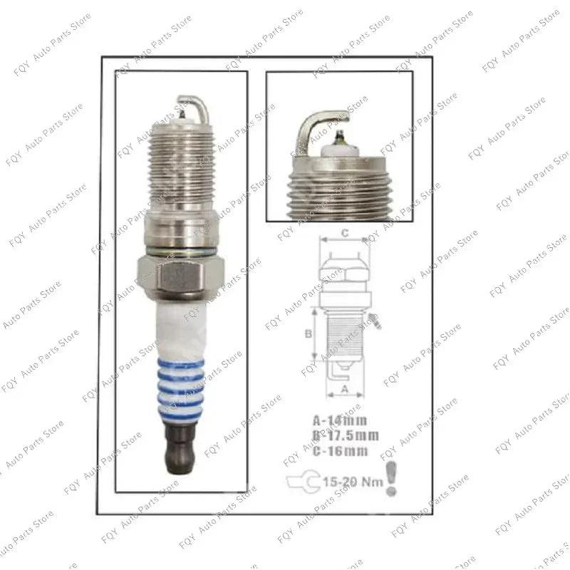 8X High Quality Spark Plugs For Motorcraft SP493 AGSF32PM For Ford 4.6L 5.4L V8