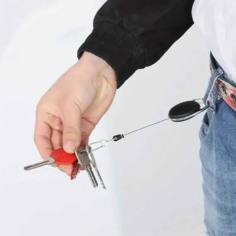 Multicolor Anti-Theft Keychains Unisex Anti Lost Retractable Elastic Rope Keyrings With Carabiner Reel Clip For ID Name Card Key The jack market .AU The jack market .AU Jewellery & Chains $ 47 14:771#O