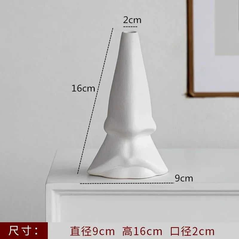 Nordic Decoration Home Flower Vase Black and White Art Ceramic Vase Minimalism Dried Flower Arrangement Accessories B&B Ornament The jack market .AU The jack market .AU Home $ 51 14:200006155#1pcs
