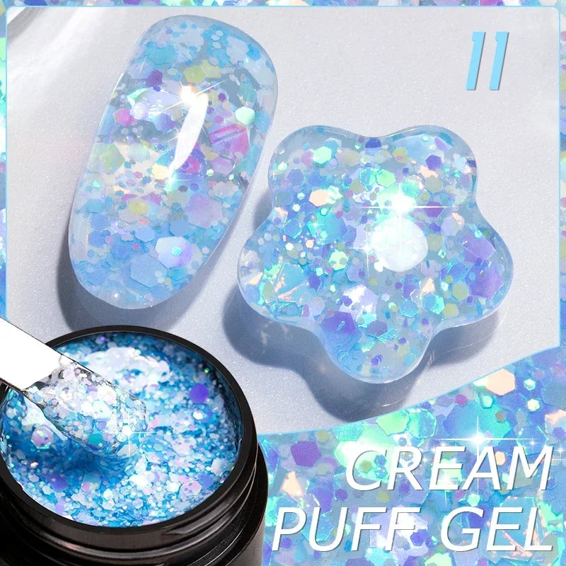 BrandName Chrome Mirror Effect Gel Polish - 5ml Golden Silvery Metallic Liner for Stunning French Nail Art