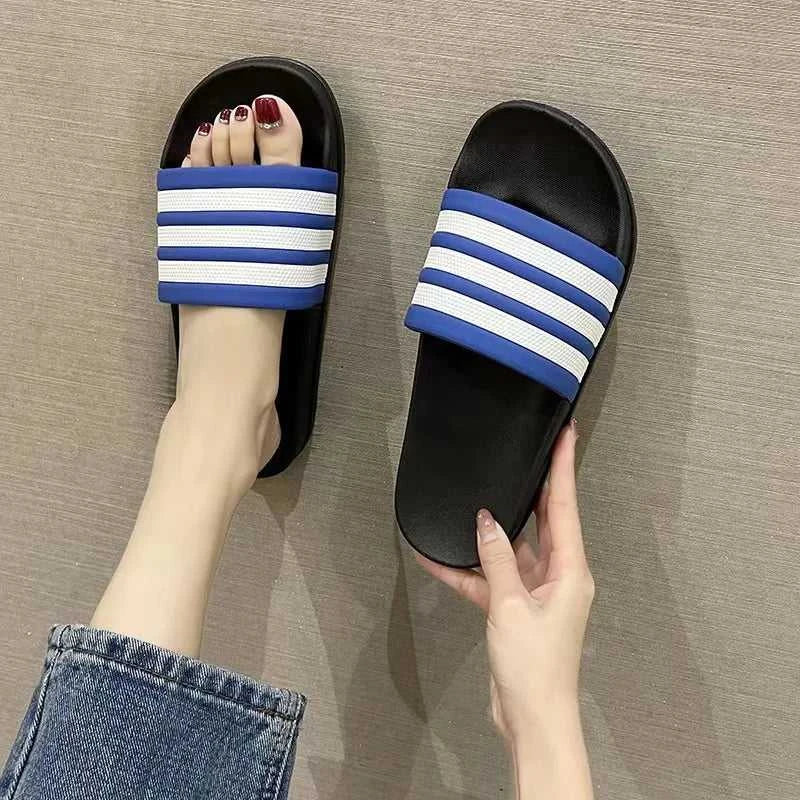Smile New Women's Home Slippers Indoor Non-slip Bathroom Slippers Outdoor Swimming Slippers Soft Beach Slippers For Women The jack market .AU The jack market .AU Step Up Your Style: Trendy Shoes for Every Occasion! $ 66 14:822976228#Blue;200000124:4280324