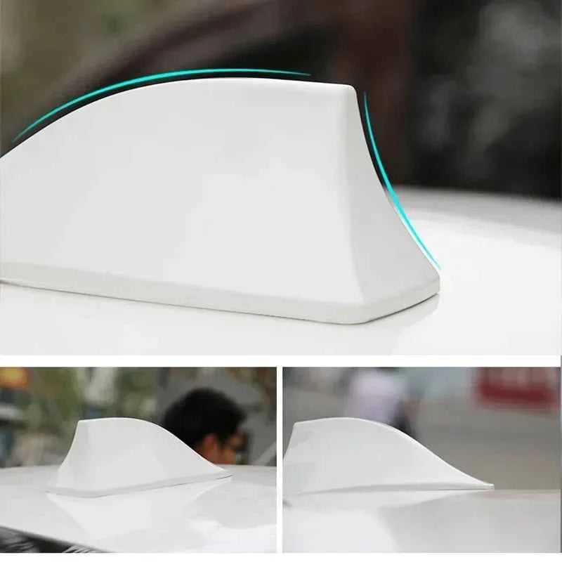Car Radio Shark Fin Car Shark Antenna Radio FM Signal Design for All Automobiles Aerials Auto Exterior Styling Replacement Parts