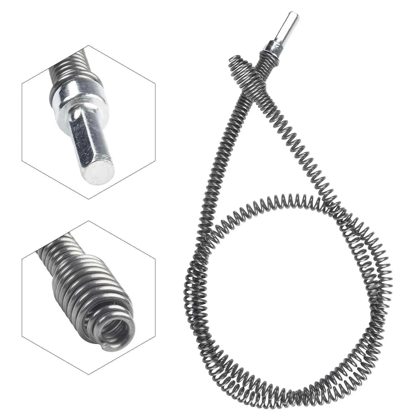 3/2/1M Spring Pipe Pipe Dredging Tools Drain Cleaner Sewer Sinks Basin Pipeline Clogged Remover Bathroom Kitchen Toilet Cleaning