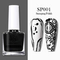BORN PRETTY Stamping Nail Polish Set - Vibrant 10m Colors for Stunning Nail Art Designs