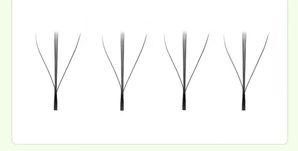 Lashprofessor 3D Spike Lashes - YY Shaped Faux Mink Premade Volume Fans for Luscious, Fairy-Like Eyes