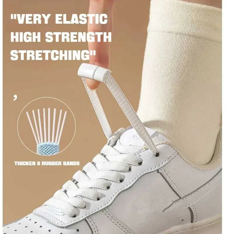 1Pair Magnetic Lock Shoelaces without ties Flat Elastic Laces Sneakers Boots No Tie Shoelace Rubber Bands for Shoes Accessories The jack market .AU The jack market .AU Step Up Your Style: Trendy Shoes for Every Occasion! $ 48 14:173#black;200007763:201336100