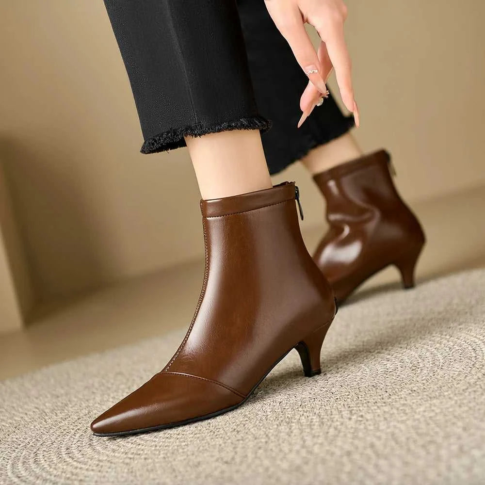 Pointed Toe Women Ankle Boots Ladies Slim Short Shoes Low Heels Party Dress Kitten Heel Booties Winter Autumn Zapatos Mujer The jack market .AU The jack market .AU Step Up Your Style: Trendy Shoes for Every Occasion! $ 100 14:771;200000124:100010487