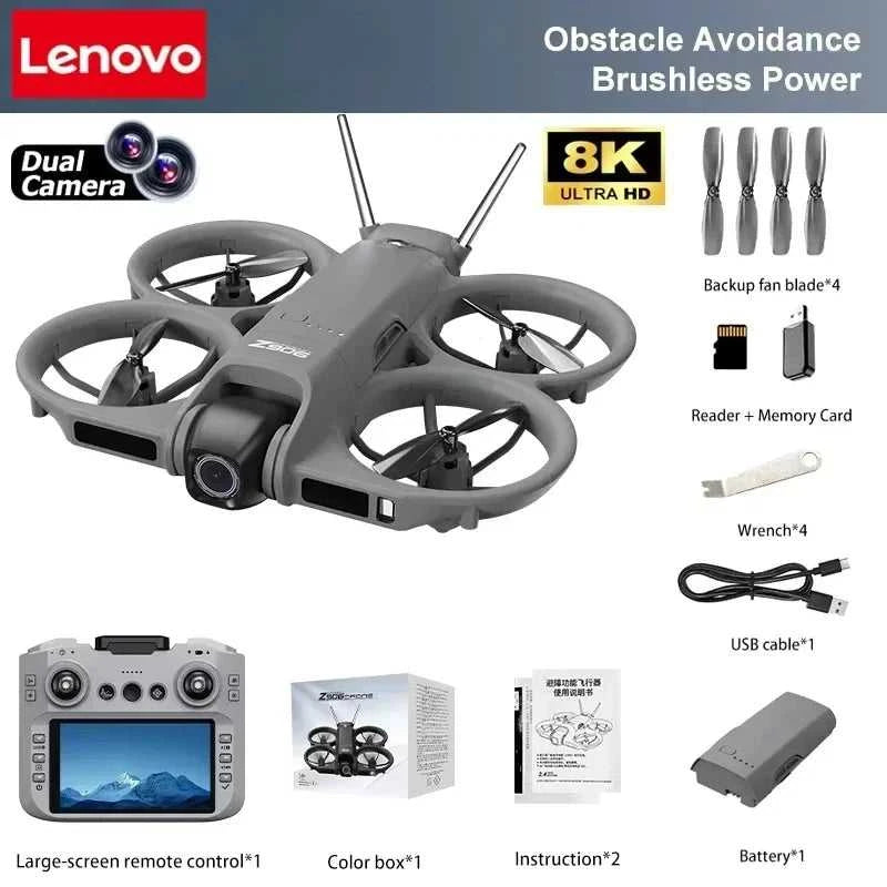 Lenovo Drone 8K Aerial HD Intelligent Avoiding Obstacle With Larger Screen Remote Control Folding Brushless Power GPS Drone 2026 The jack market .AU The jack market .AU Drones $ 112 14:496#Grey-8K HD-Screen