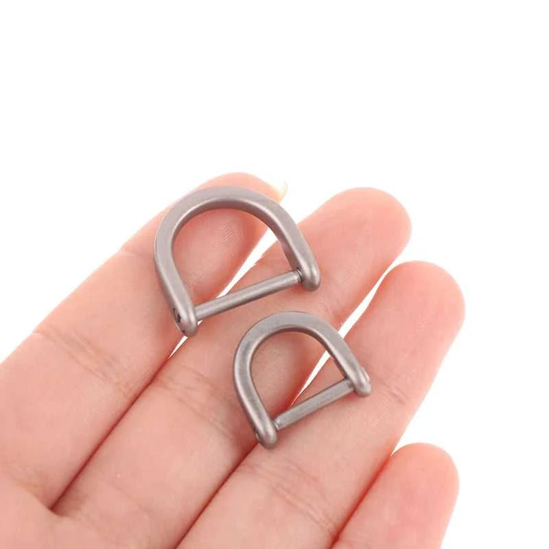 Titanium D Ring Key Shackle U Shape Key Ring Horseshoe Clasp For Car Fob DIY Leather Key Organizer Keychain The jack market .AU The jack market .AU Jewellery & Chains $ 47 14:29#Stainless steel 12mm