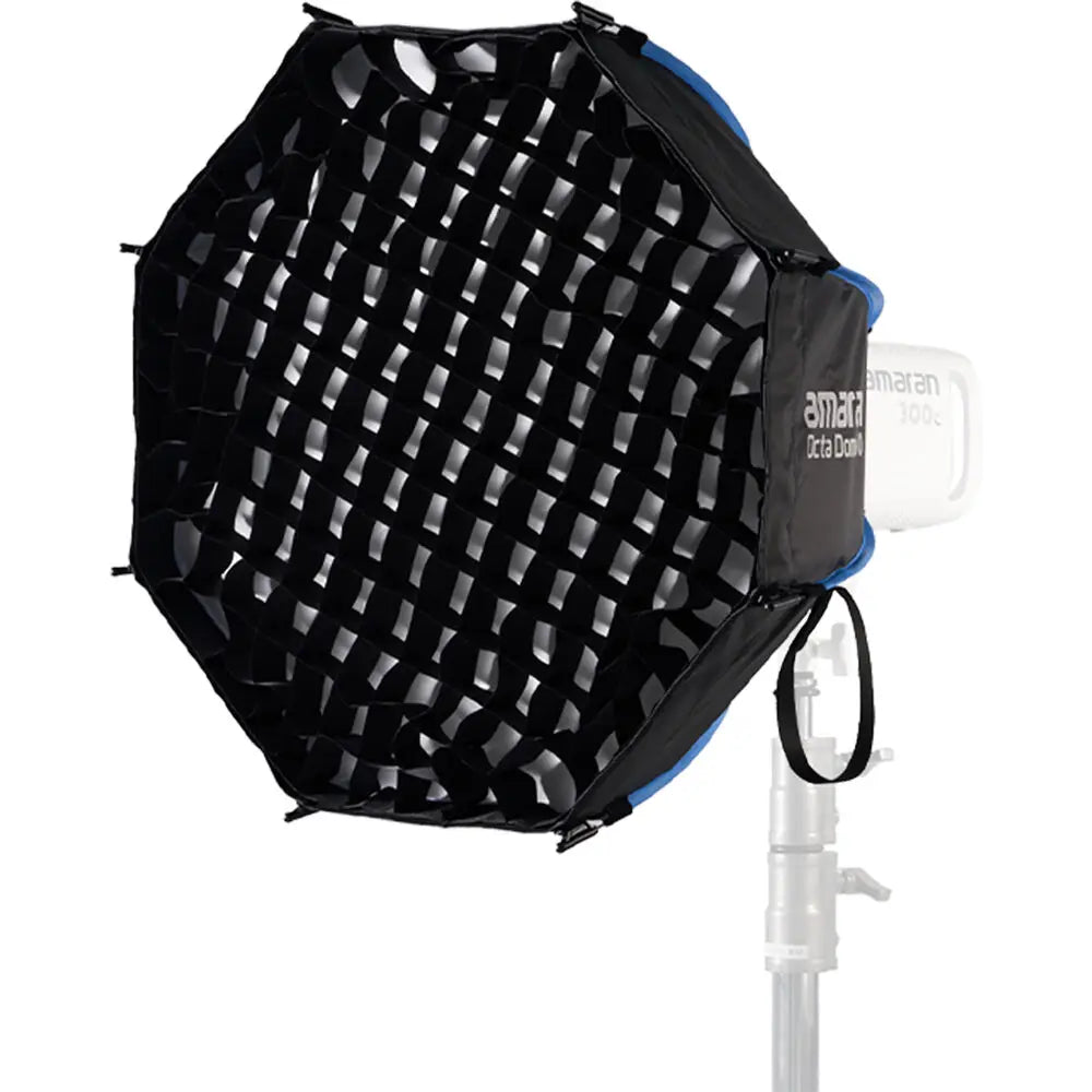 Amaran Octa Dome 60 Quick Release Octagonal Softbox with Honeycomb Grid for Amaran 300c 150c 200xS 60xS 300x 600x Pro by Aputure
