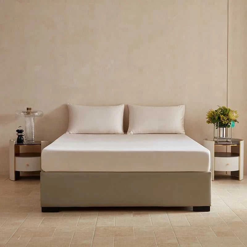 Natural Mulberry Silk Fitted Sheet Pure Silk Mattress Cover for Single Double King Queen Size Bedding High End Luxury Bed Cover The jack market .AU The jack market .AU Home $ 72 14:200002984#Latte Brown;5:200013267#90x200x30cm