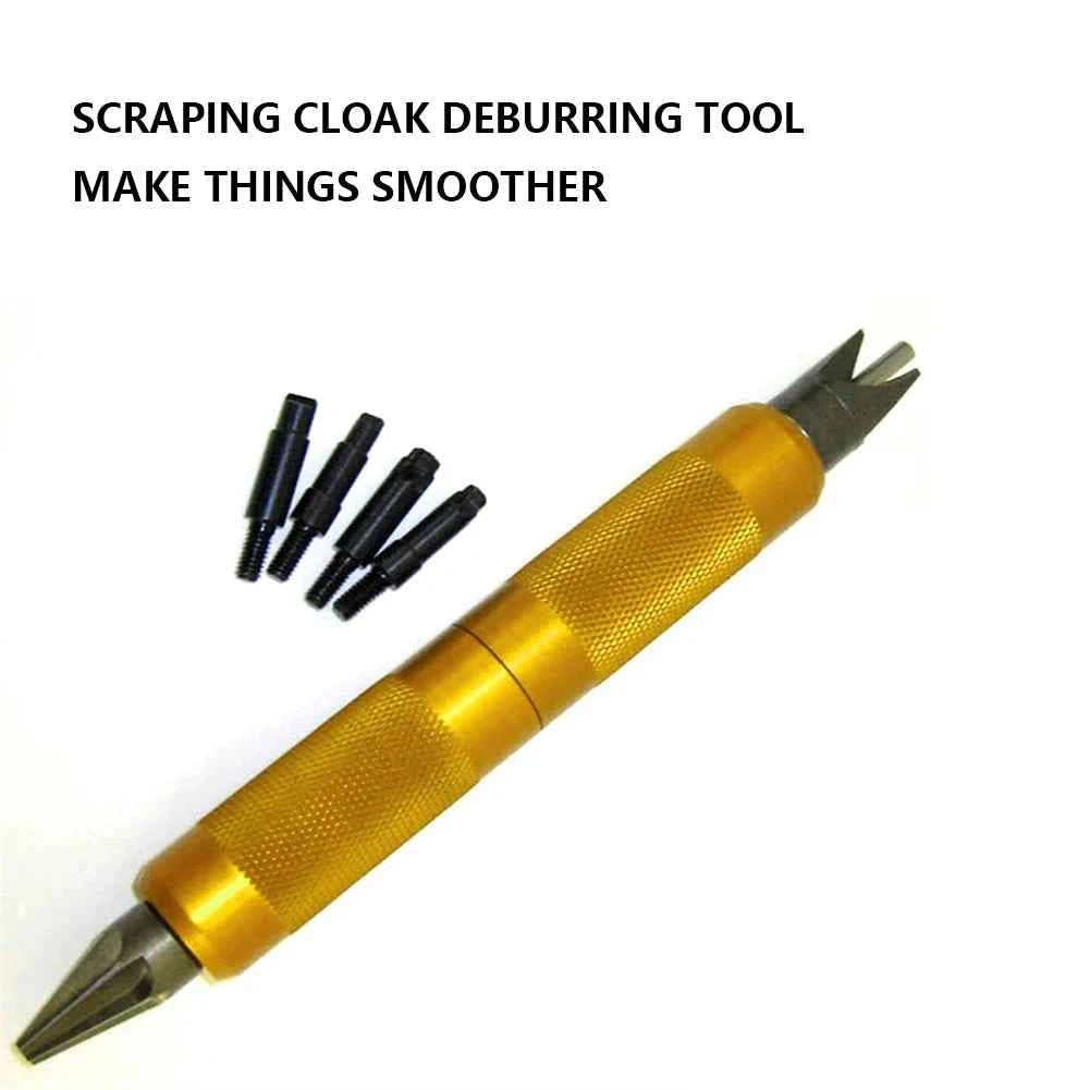 Primer Multifunctional Pocket Cleaners & Reamers - Portable Aluminum Alloy & Steel Tool for Metal/Plastic Deburring