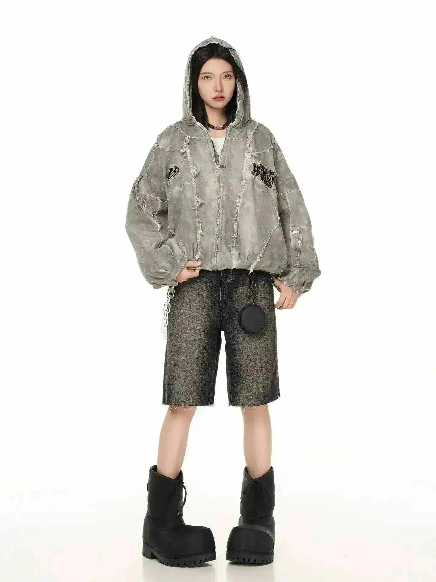 HKSH Autumn Winter New Men's Tide Original Design Techwear High Street Fashion Trend Vintage Jacket Chic Casual Coats Ins HK6132 The jack market .AU The jack market .AU Men Fashion $ 172 14:691#Gray;5:4182