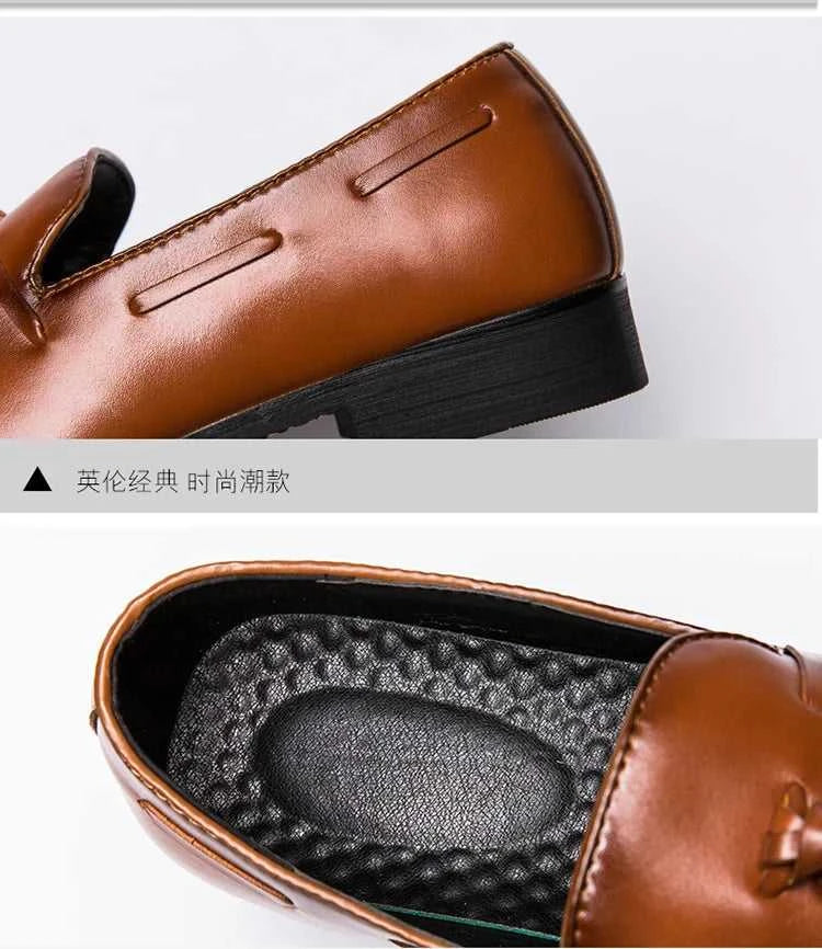 Social Shoe Male High Quality Formal Leather Shoes Men Casual Tassels Business Loafers For Man Dress Shoes Comfortable The jack market .AU The jack market .AU Step Up Your Style: Trendy Shoes for Every Occasion! $ 90 14:193;200000124:100013888