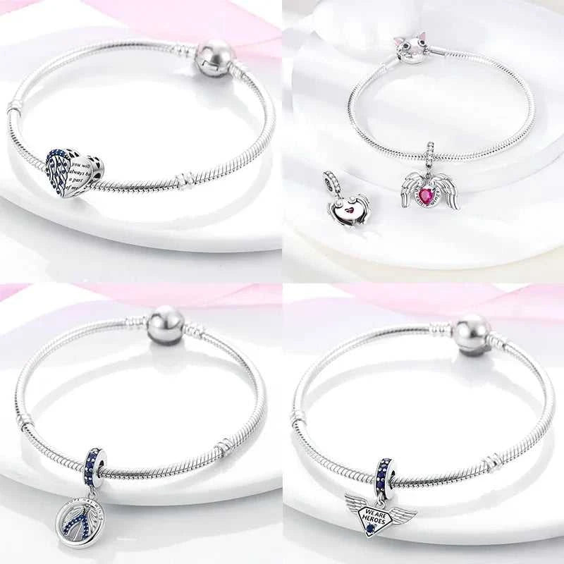925 sterling silver owl flamingo woodpecker feather charms fit original bracelet charm bead necklace Diy female jewelry The jack market .AU The jack market .AU Jewellery & Chains $ 50 200000226:202006807#SMC6222