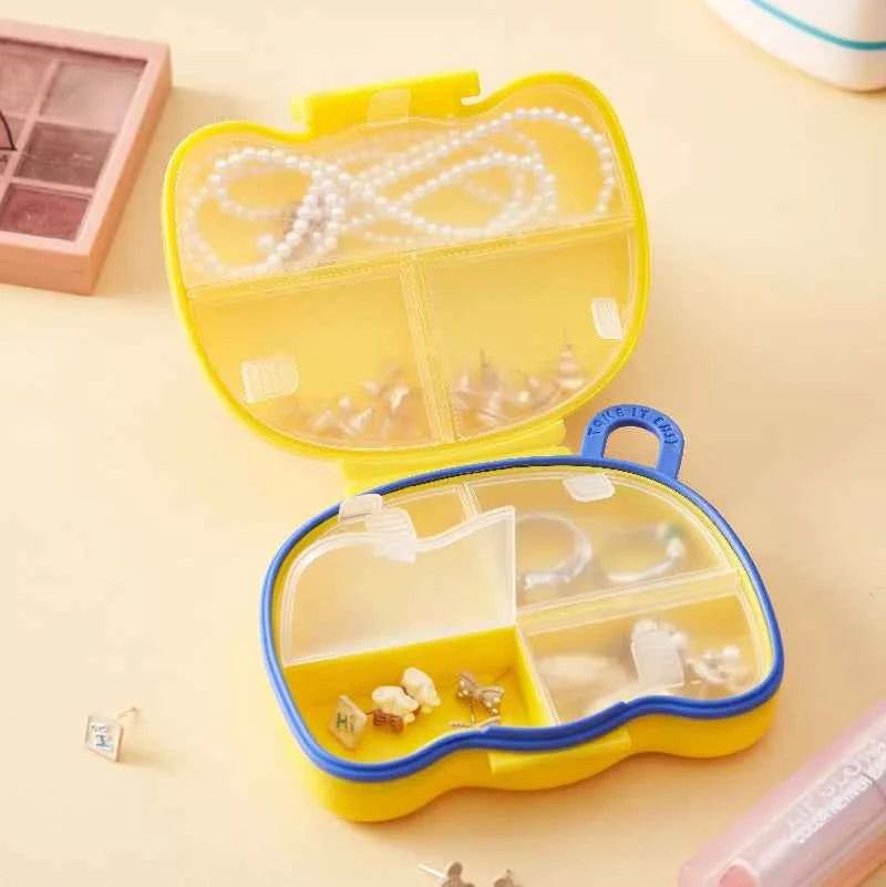 TravelMate Portable Mini Pill Organizer - Multi-Grid Storage for Timely Doses Anywhere, Anytime!