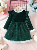 Christmas Dress for Kids Girls 4-7 Years Star Print Long Sleeves Dresses New Year Party Clothing Winter Daily Casual Wear 4Color The jack market .AU The jack market .AU Mum & Kids: Essential Products for Every Family $ 31 14:1254#SHM332-1;200000463:200004187#4Y
