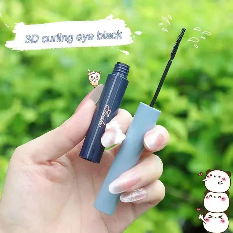 Ultra-fine Mascara Curl Thick Lengthening Eyelash Mascara Waterproof Non-smudge Brown Natural Curling Fine Brush Mascara Makeup