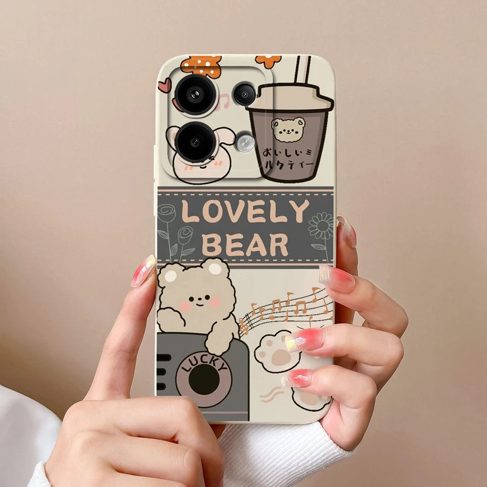 Xiaomi Poco X6 Pro Anime Silicone Case - Full Protection & Shockproof Design for Ultimate Style & Durability