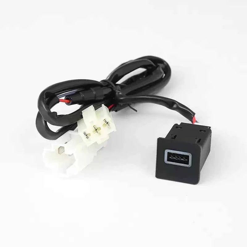 For VW Golf 6 Jetta 5 MK5 Scirocco QC3.0 Type C PD Right USB Quick Car Charger Socket Replacement 12V Nondestructive 06-12