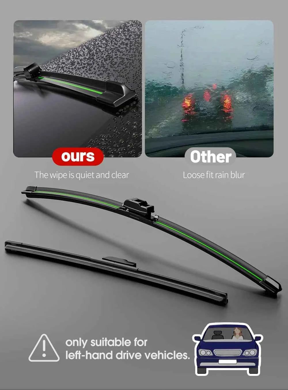 For Skoda Octavia MK1 MK2 MK3 MK4 1996-2023 Front Windshield Wiper Blades 2pcs Windscreen Window Accessories 2004 2013 2017 2019