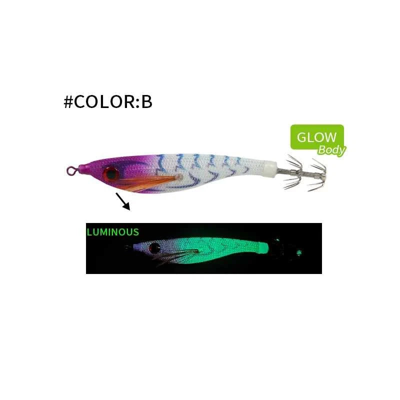 Luminous Colorful Floating Fishing Bait Squid Jig Artificial Fishing Lure Squid Hook Wood Shrimp Fishing Bait Octopus Cuttlefish The jack market .AU The jack market .AU Fishing Gear $ 23 14:200006151#F