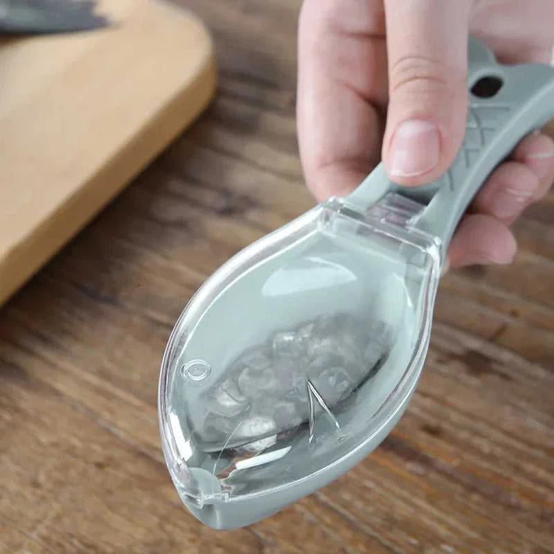 Fish Scale Scraper Fish Skin Brush Seafood Tools Fast Remove Fish Scraper Cleaning Knife Kitchen Accessories The jack market .AU The jack market .AU Fishing Gear $ 23 14:175#Green