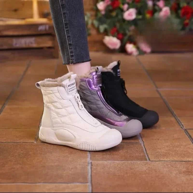 Women Boots 2024Winter Luxury Waterproof Warm Snow Boots Thicken Plush Cotton Shoes Female Soft sole High Top Retro Ankle Boots The jack market .AU The jack market .AU Step Up Your Style: Trendy Shoes for Every Occasion! $ 81 14:771#fuchsia;200000124:200000898;200007763:201336100