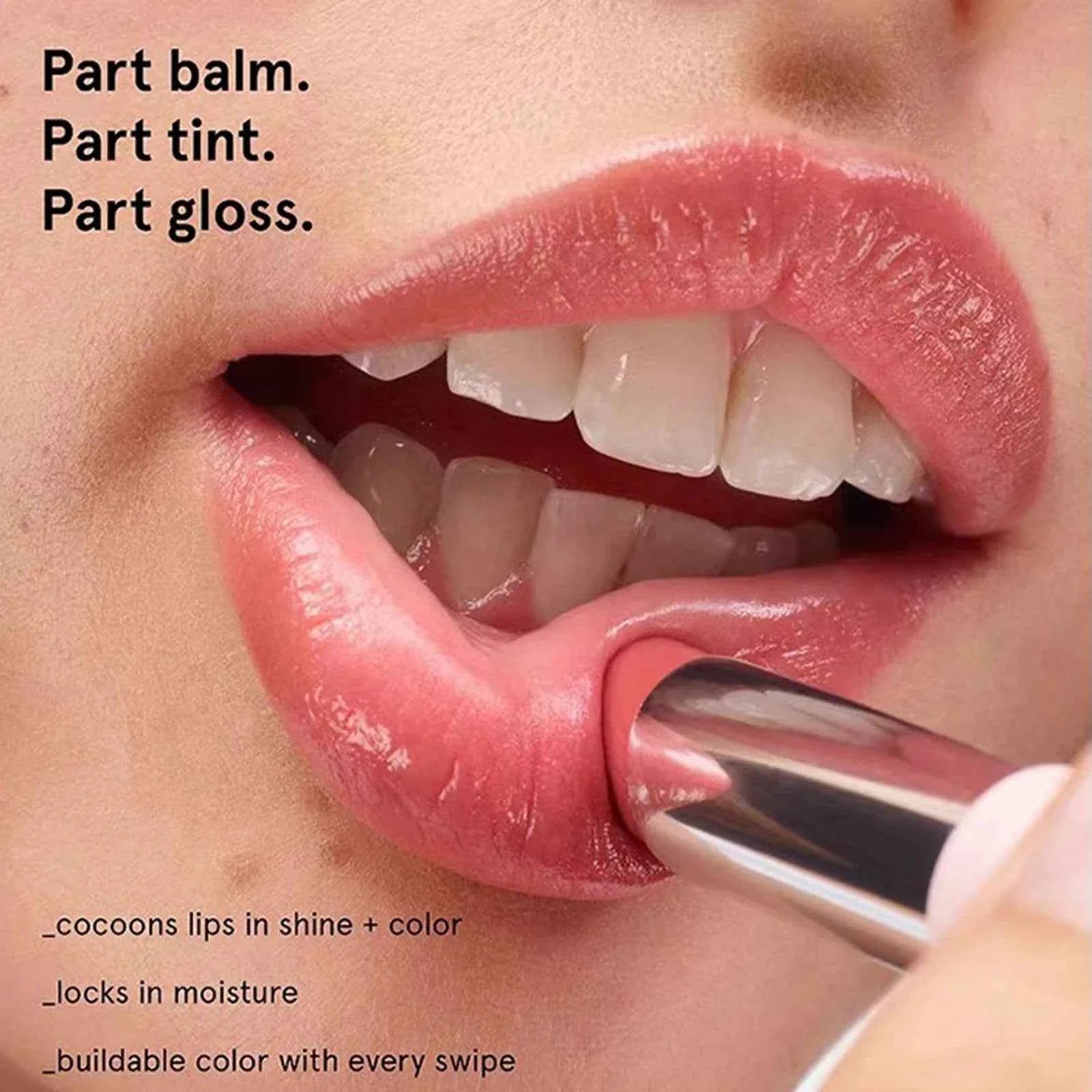 LuxeGlow Mirror Water Lip Gloss - Waterproof, Moisturizing Red Lip Tint for Lasting Shine