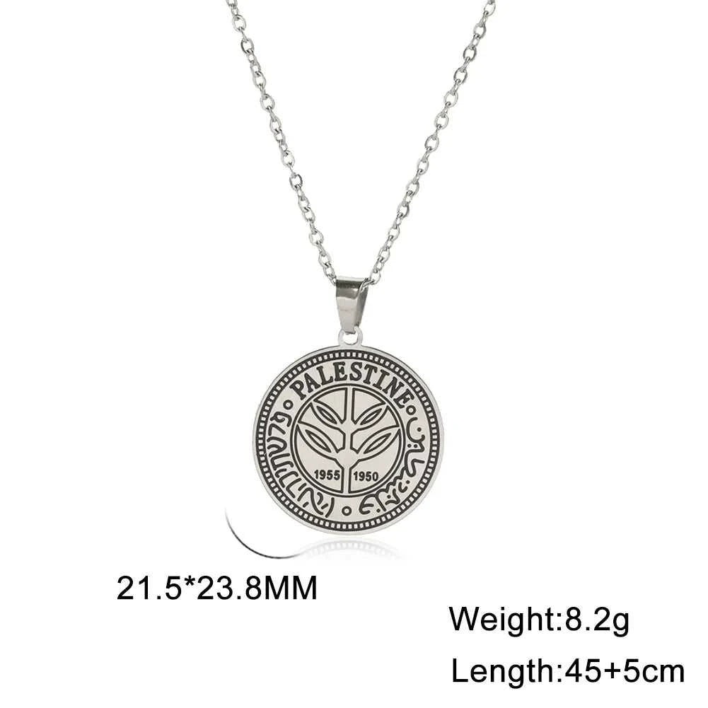 Cazador Vintage Palestine Women's Necklace Men Pendant Choker Necklace Mother Gift Stainless Steel Jewelry 2024 Wholesale The jack market .AU The jack market .AU Jewellery & Chains $ 48 200001034:2604813136#Rose Gold Color