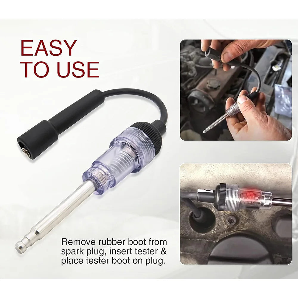 2 Pcs Car Auto Spark Plug Testing Online Lgnition Troubleshooting Kit Engine Ignition Testing And Diagnostic Tool!