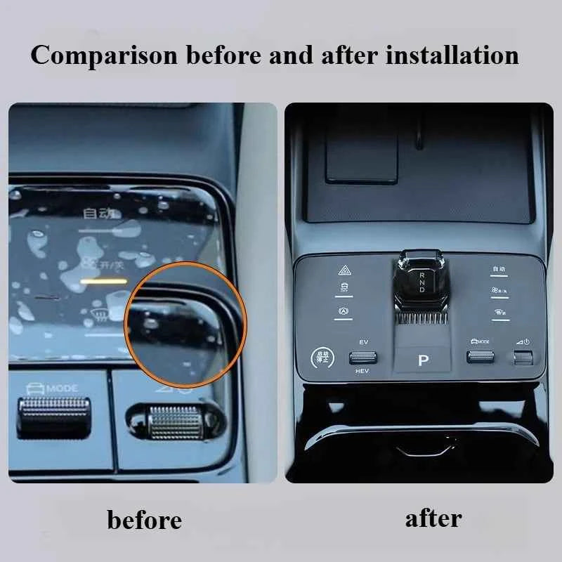 For BYD Song Plus Ev/DM-i Smart Driving 2025 Central Control Silicone Pad Car SuppliesCar Decoration Film Modification Parts